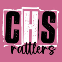 Bella Canvas CHS Rattlers Pink Shirt -D118P Design