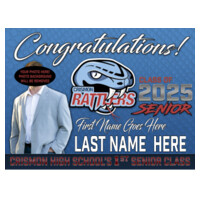 Crismon High School Senior Sign with Photo Design