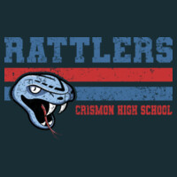 Ladies Vneck Rattlers D122 Design