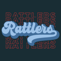 Ladies Vneck Rattlers D116 Design