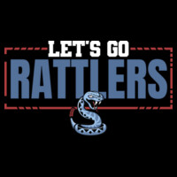 Next Level Let's Go Rattlers Cotton Blend Tee Design