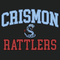Lightweight French Terry Crismon Rattlers Two-Tone Hoodie Design