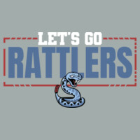 Traditional Fleece Let's Go Rattlers Hoodie Design