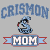 Ladies Crismon Mom Flowy Crop Top Design