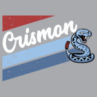 Ladies Crismon Angled Colorblock Racerback Tank Design