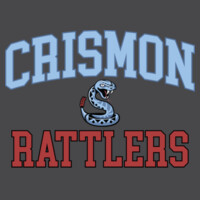 Ladies Crismon Rattlers Two-Tone V-Neck Tee Design