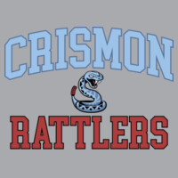 Ladies Crismon Rattlers Two-Tone Racerback Tank Design