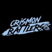 Ladies Brushed Crismon Rattlers Flowy Crop Top Design