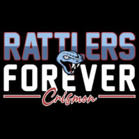 Ladies Rattlers Forever Flowy Crop Top Design