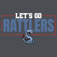 Ladies Let's Go Rattlers V-Neck Tee Design