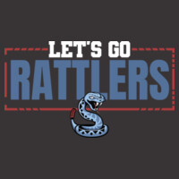 Ladies Let's Go Rattlers Racerback Tank Design
