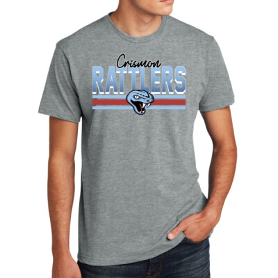 Next Level Crismon Rattlers Underline Cotton Blend Tee Thumbnail