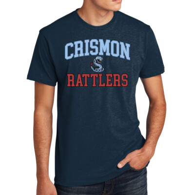 Next Level Crismon Rattlers Two-Tone Cotton Blend Tee Thumbnail