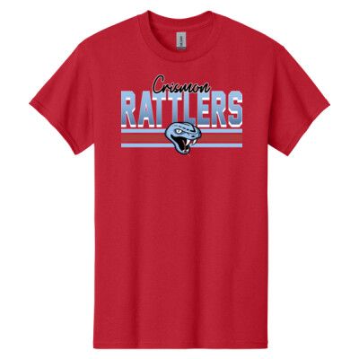 Gildan 100% Cotton Rattlers Underline Tee Thumbnail