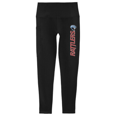 High Rise Leggings with cell phone pocket - D112 Thumbnail