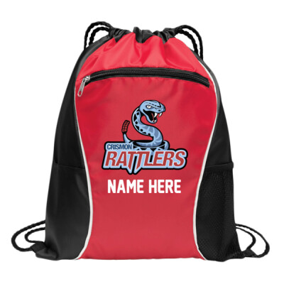 Rattlers Cinch Bag with optional name - D114 Thumbnail