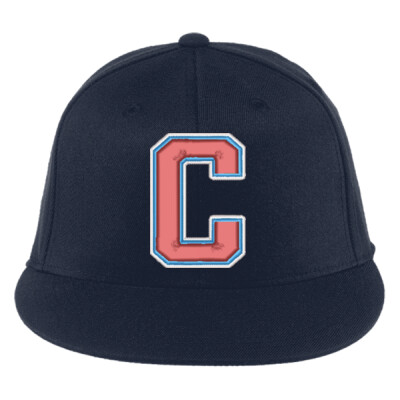 Crismon Flatbill Flexfit Hat - C logo 3D Embroidered Thumbnail