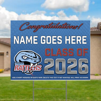 Crismon High School Senior Sign Thumbnail