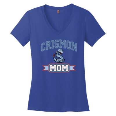 Ladies Crismon Mom V-Neck Tee Thumbnail