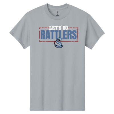 Gildan 100% Cotton Let's Go Rattlers Tee Thumbnail