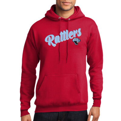 Traditional Fleece Rattlers Bubble Letter Hoodie Thumbnail