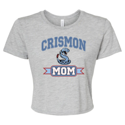 Ladies Crismon Mom Flowy Crop Top Thumbnail