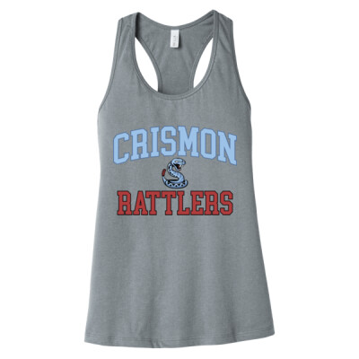 Ladies Crismon Rattlers Two-Tone Racerback Tank Thumbnail