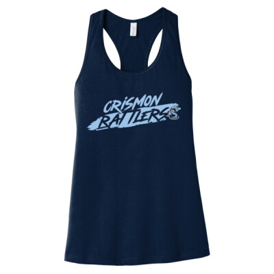 Ladies Brushed Crismon Rattlers Racerback Tank Thumbnail
