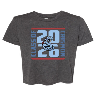 Ladies Class of 2026 Flowy Crop Top Thumbnail