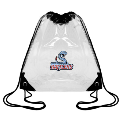Clear Cinch Bag - Rattlers printed decal Thumbnail