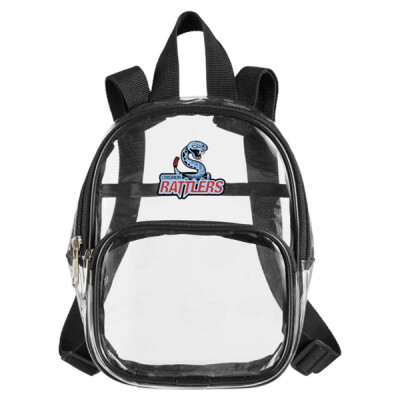 Clear Mini Backpack - Rattlers printed decal Thumbnail