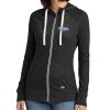 B3NP Ladies Sueded Cotton Blend Full Zip Hoodie Thumbnail