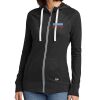 B3NP Ladies Sueded Cotton Blend Full Zip Hoodie Thumbnail