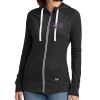 B3NP Ladies Sueded Cotton Blend Full Zip Hoodie Thumbnail